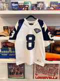 Vintage Troy Aikman Dallas Cowboys 75th Anniversary Logo Athletic Jersey Sz L Made in USA