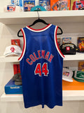 Vintage Derrick Coleman #44 New Jersey Nets MBA Champion Jersey Sz 44/L Made in USA