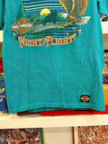 Vintage Harley-Davidson Night Flight Gerencer’s Elkhart Indiana T-Shirt Sz M