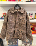 NWT Vintage Woolrich Wool Camouflage Quilt Lined Jacket Sz L