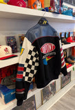 Vintage 90s Jeff Gordon Winston Cup NASCAR Jeff Hamilton Design Reversible Leather Racing Chase Authentics Jacket Sz S/M