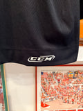 NWT CCM Black White Orange  Hockey Jersey Sz S