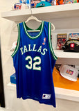 Vintage Jamal Washburn Dallas Mavericks NBA Champion Jersey Sz 44/L Made in USA