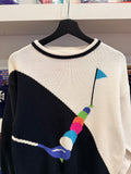 Vintage Golf Knitted Sweater Sz M