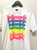 Vintage Indianapolis Rainbow T-Shirt Sz L