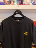 Vintage 1994 Batman The Dark Knight T-Shirt Giant Tag Sz L Front and Back Graphics