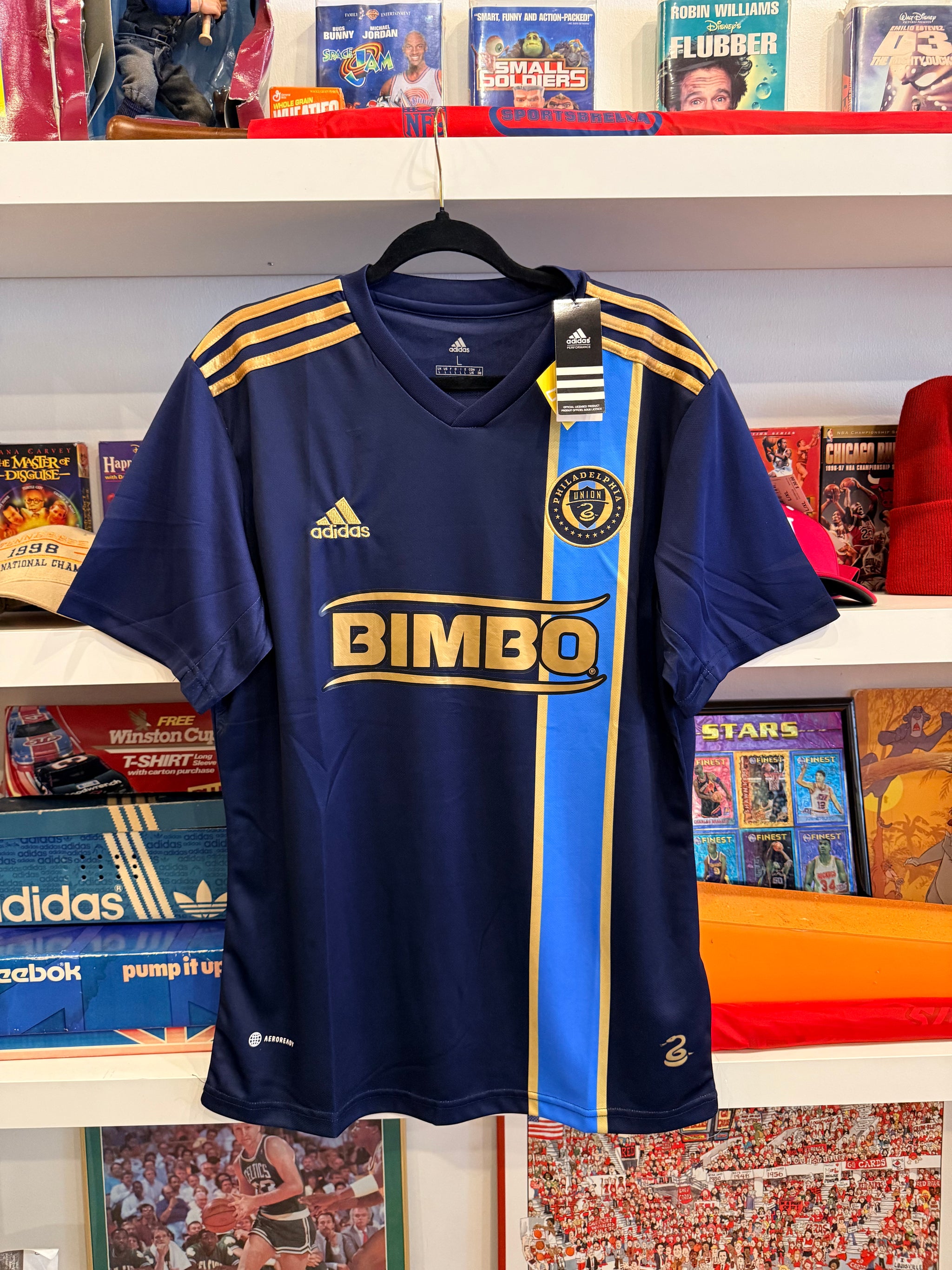NWT Philadelphia Union Soccer Team adidas Jersey Sz L – 812 Vintage