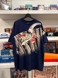 Vintage 1996 Cleveland Indians T-Shirt Sz L Front & Back Graphics Made in USA