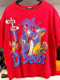 Vintage 1998 Dr. Seuss The Cat In The Hat T-Shirt Sz XL