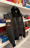 Harley-Davidson Military Style Leather Bomber Jacket Sz M