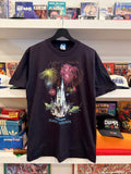 Vintage Walt Disney World Magic Kingdom Cinderella Castle Fireworks T-Shirt Sz M Made in USA