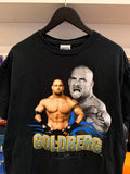 Vintage 1998 WCW Bill Goldberg T-Shirt Sz L Front and Back Graphics