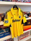 MLS Columbus Crew Barbasol adidas Soccer Jersey Sz L