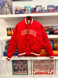 Vintage Indiana Hoosiers Embroidered Starter Satin Bomber Jacket Sz M/L Made in USA