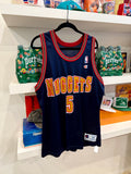 Vintage Jalen Rose Denver Nuggets NBA Champion Jersey Sz 44/L Made in USA
