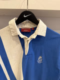 Vintage Chaps Ralph Lauren Striped Long Sleeve Rugby Polo Shirt Sz M