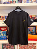 Vintage 1994 Batman The Dark Knight T-Shirt Giant Tag Sz L Front and Back Graphics