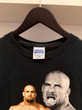 Vintage 1998 WCW Bill Goldberg T-Shirt Sz L Front and Back Graphics