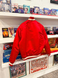 Vintage Indiana Hoosiers Embroidered Starter Satin Bomber Jacket Sz M/L Made in USA