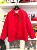 Vintage University of Louisville Cardinals Sherpa Lined Chalk Line Jacket Sz L Made in USA