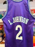 Vintage Larry Johnson #2 Charlotte Hornets Champion Jersey Sz M