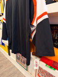 NWT CCM Black White Orange  Hockey Jersey Sz S