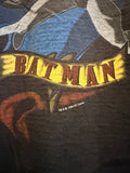 Vintage 1994 Batman The Dark Knight T-Shirt Giant Tag Sz L Front and Back Graphics