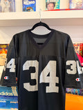 Vintage Bo Jackson Los Angeles Raiders Champion Jersey Sz 40/M Made in USA