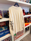Vintage Easyriders Biker Suncatcher Feathers Cow Skull Long Sleeve T-Shirt Sz L