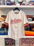 Vintage Indiana Baseball Jersey Sz L/XL Made in USA