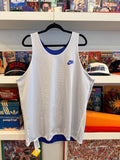 Nike Blue & White Mesh Reversible Basketball Practice Jersey Sz XL