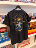 Vintage 1994 Batman The Dark Knight T-Shirt Giant Tag Sz L Front and Back Graphics