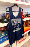 Vintage Georgetown University Basketball Champion Reversible Practice Jersey Sz XL Made in USA