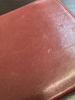 Cartier Mastline Bifold Wallet Leather Wine Red