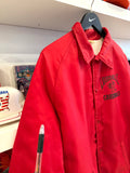 Vintage University of Louisville Cardinals Sherpa Lined Chalk Line Jacket Sz L Made in USA