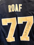 Willie Roaf New Orleans Saints Hall of Fame Induction Autographed Jersey Sz XL