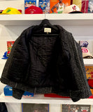 Vintage St John’s Bay Wool Tweed Chevron Jacket Sz S Made in USA