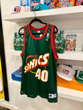 Vintage Shawn Kemp Seattle SuperSonics NBA Champion Jersey Sz 48/XL