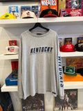 Vintage UK University of Kentucky Jansport Gray Long Sleeve T-Shirt Sz XL Made in USA