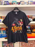 Vintage San Francisco 49ers Joe Montana Salem Sportswear T-Shirt Sz L Made in USA