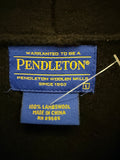 Pendleton Aztec Style Lambswool Shawl Cardigan Sz L