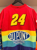 Vintage Jeff Gordon NASCAR Dupont Chase Racewear T-Shirt Sz L Made in USA