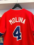 Yadier Molina #4 St Louis Cardinals MLB Baseball Jersey Sz XL