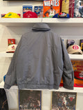 Vintage The Men’s Store at Sears Gray Bomber Puffer Jacket with Hood Sz L