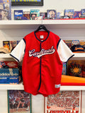 St Louis Cardinals MLB True Fan Baseball Jersey Sz L