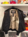Harley-Davidson Military Style Leather Bomber Jacket Sz M