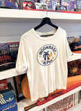 Vintage Moonbase Alpha Golden Wheel Ringer T-Shirt Sz M