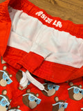 Kanye West × Takashi Murakami 2007  Graduation Dropout Bear Swim Shorts Sz L