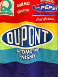 Vintage Jeff Gordon NASCAR Dupont Chase Racewear T-Shirt Sz L Made in USA