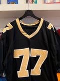 Willie Roaf New Orleans Saints Hall of Fame Induction Autographed Jersey Sz XL